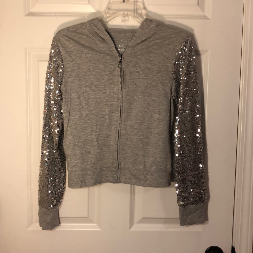 Justice sparkly jacket